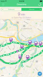greenline - mbta tracker iphone screenshot 1