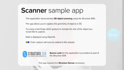 Scanner - Structure SDK screenshot 1