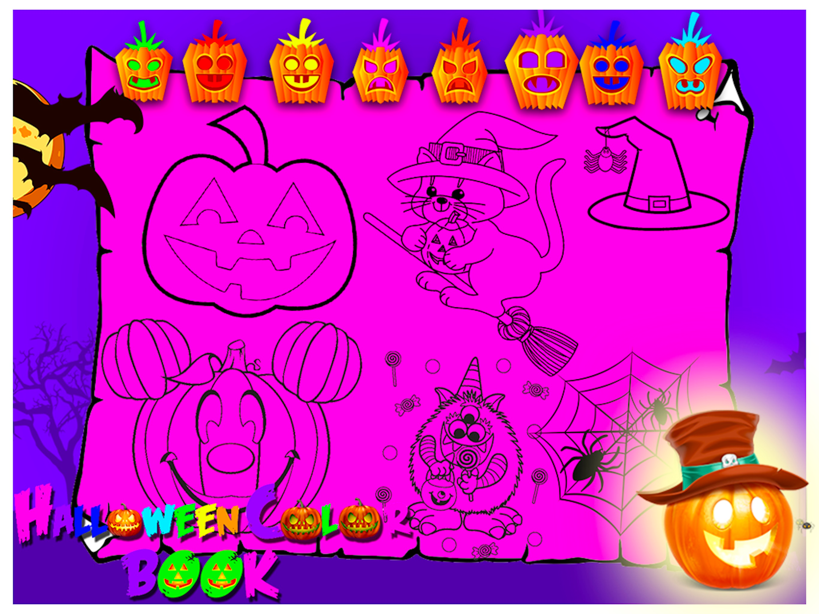 Halloween Coloring Pages Game screenshot 6