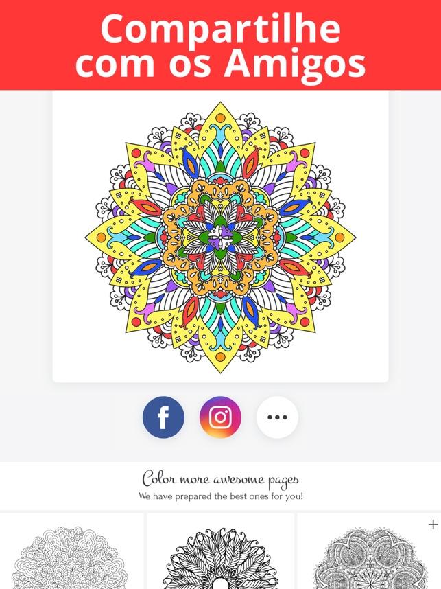 Download do APK de Mandalas para Colorir: Jogos de Pintar com Número para  Android