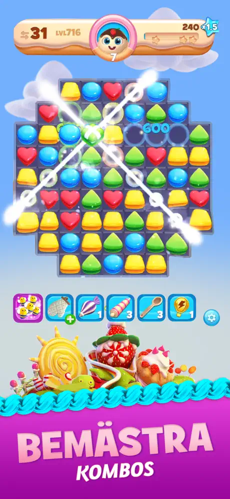 Cookie Jam Blast™ godis spel
