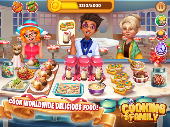 Screenshot #4 pour Cooking Family : Craze Diner