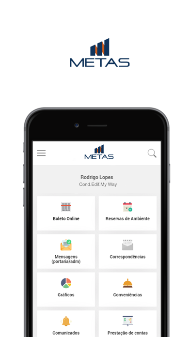 Metas Online Screenshot