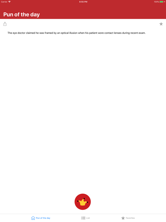 Pun of the day iPad screenshot 4 - Lifestyle app