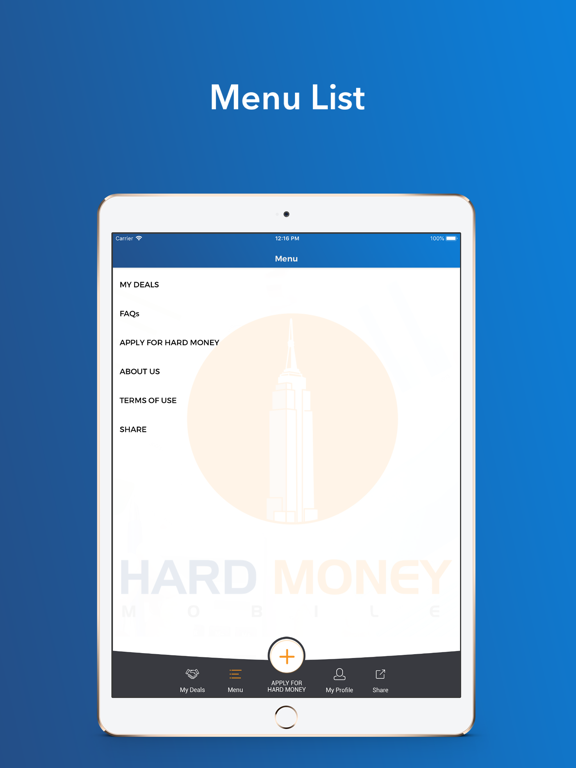 Hard Money iPad screenshot 4 - Business app