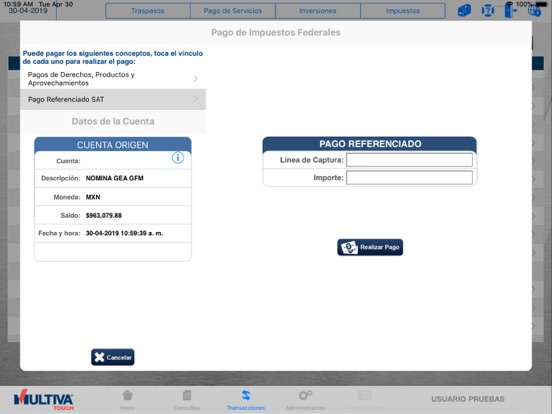 Screenshot #6 pour Multiva Touch Tableta