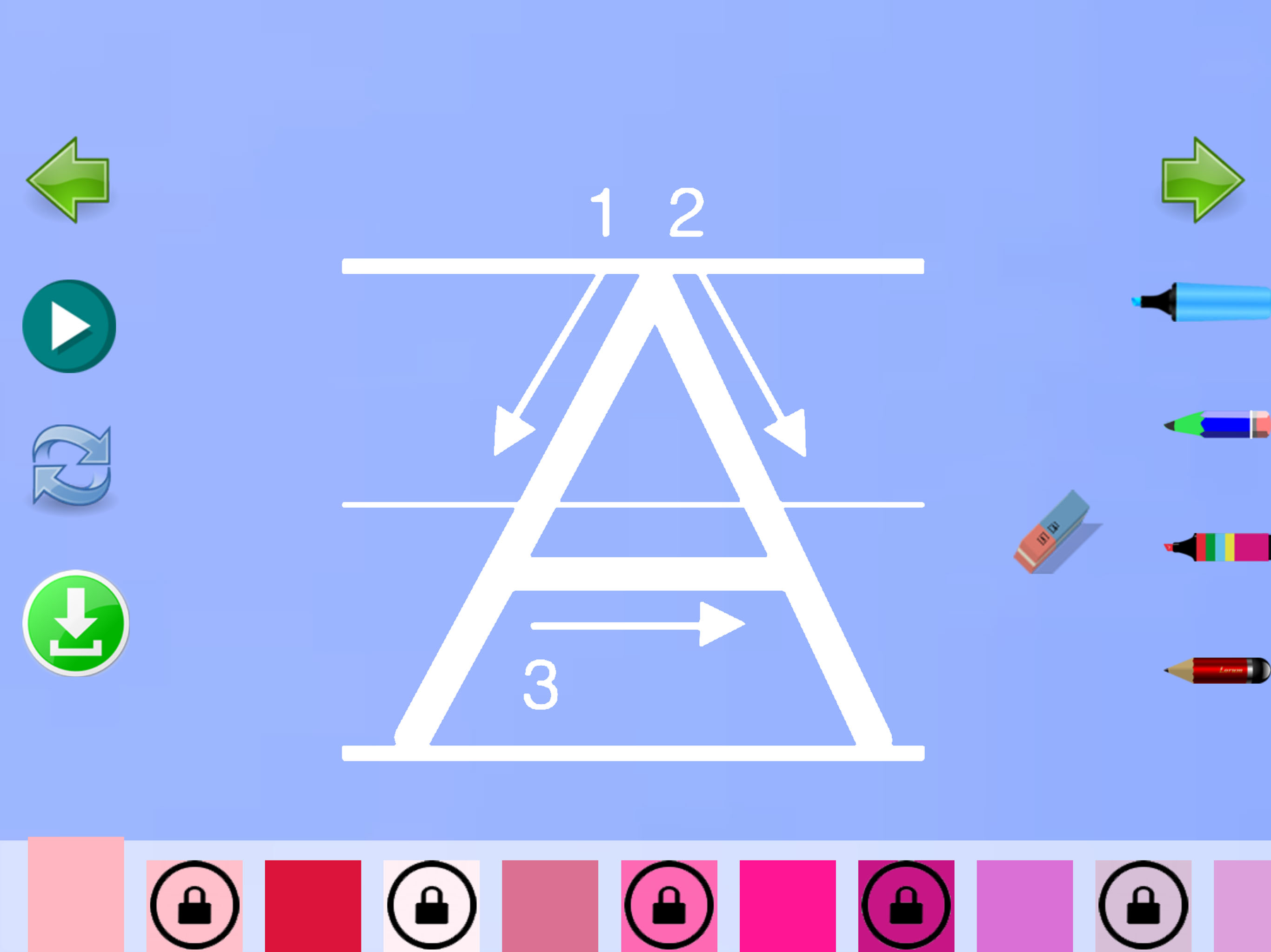 Trace English Letter,Uppercase