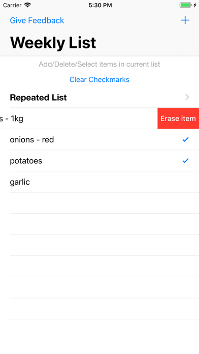 Screenshot #2 pour WeeklyList!