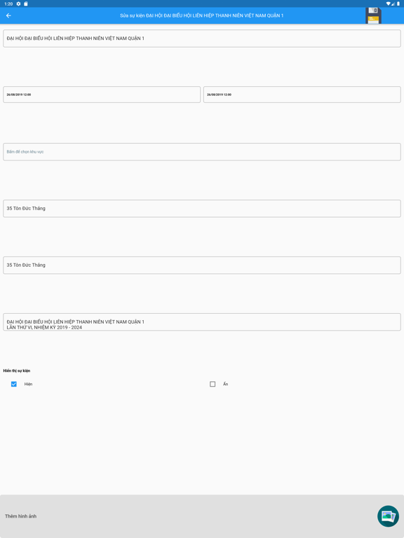 Quản Lý Đoàn Viên iPad screenshot 6