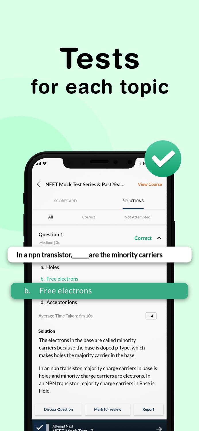 NEET Exam Prep and Mock Tests