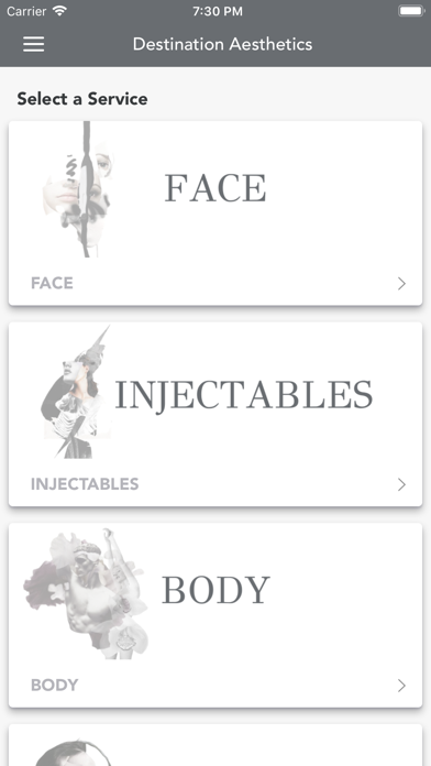 Destination Aesthetics Medical Screenshot