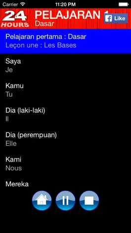 Game screenshot Dalam 24 Jam Belajar Prancis hack