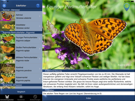 Screenshot #5 pour Schmetterling Id - Tagfalter