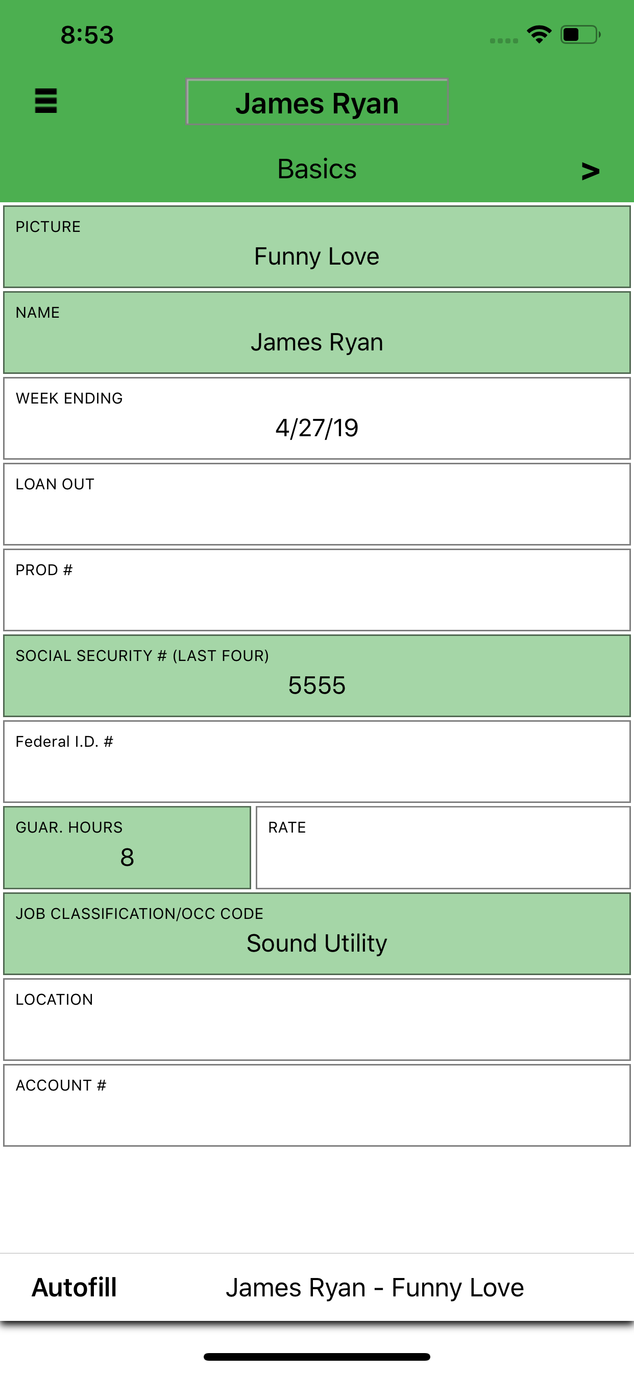 Timecard Buddy