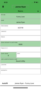 Timecard Buddy screenshot #1 for iPhone