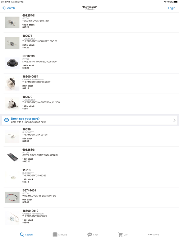 Middleby Advantage iPad screenshot 2 - Business app