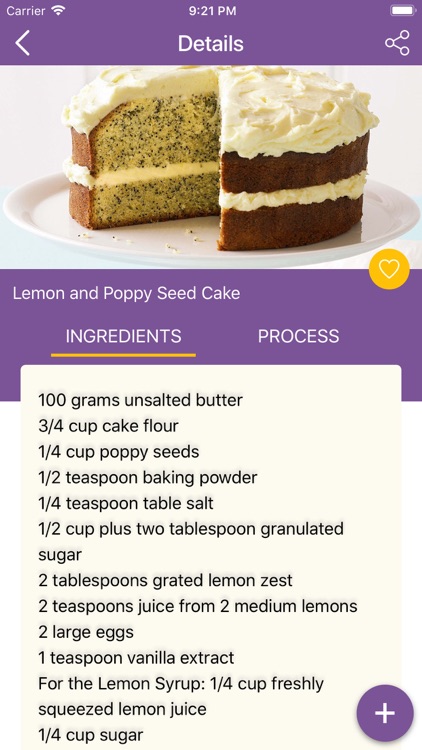 Cake Thali in English
