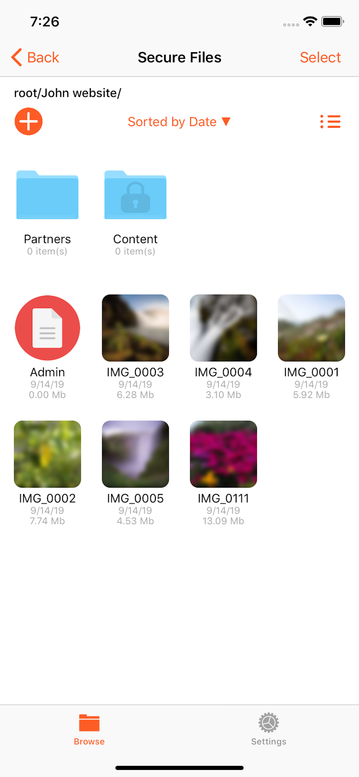 Secure Files - Personal Vault