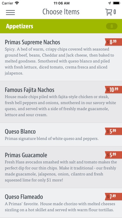 Primas Mexican Grill