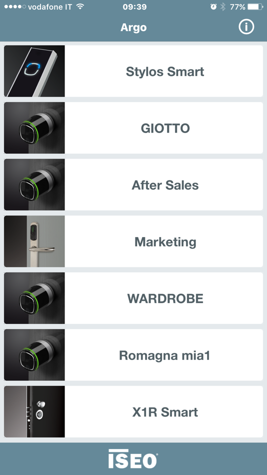 #1. ISEO Argo (iOS) 由: ISEO Serrature S.p.a.