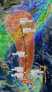 pacific typhoon tracker iphone screenshot 1