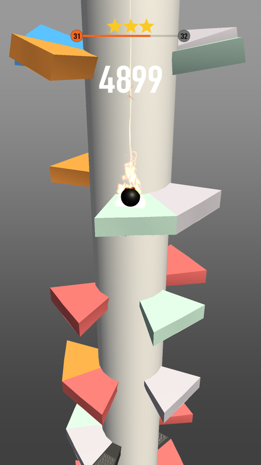 #4. Helix Poly Color Switch Game (iOS) Podle: Salman Jan