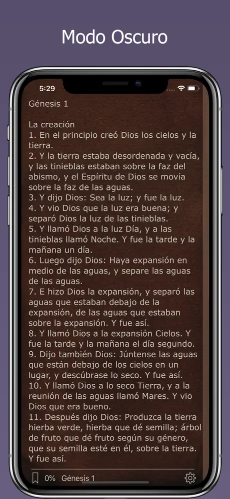 La Biblia en Español Escritura