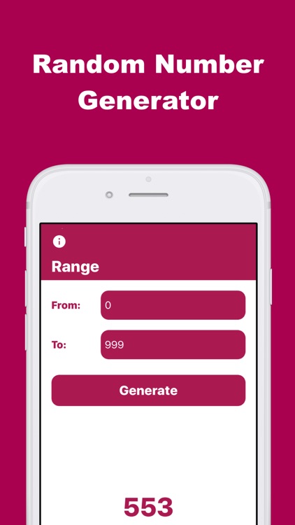 Range: Random Number Generator