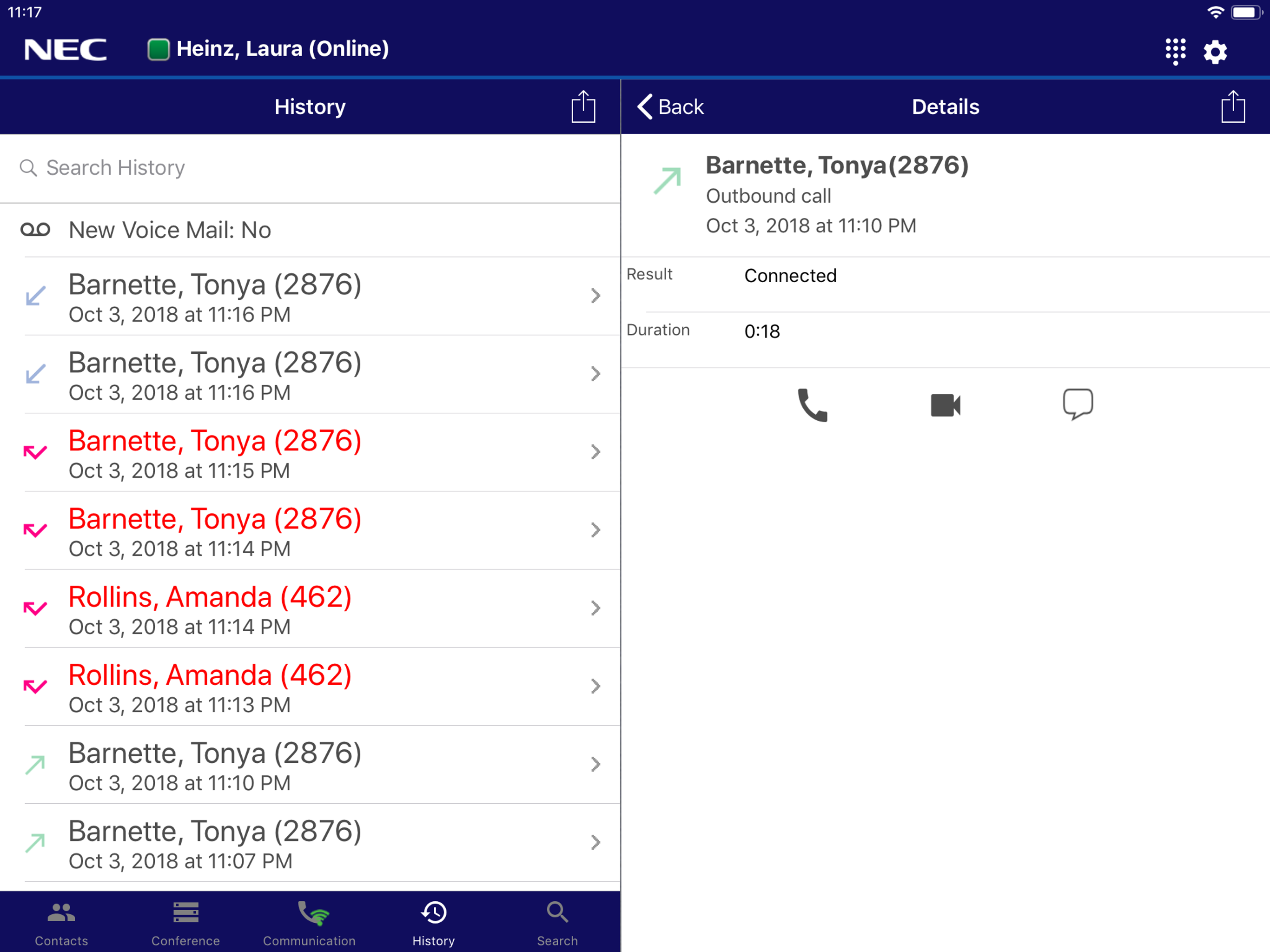 UNIVERGE 3C Mobile Client screenshot 10