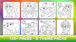 Game screenshot Drawing and coloring for kids apk