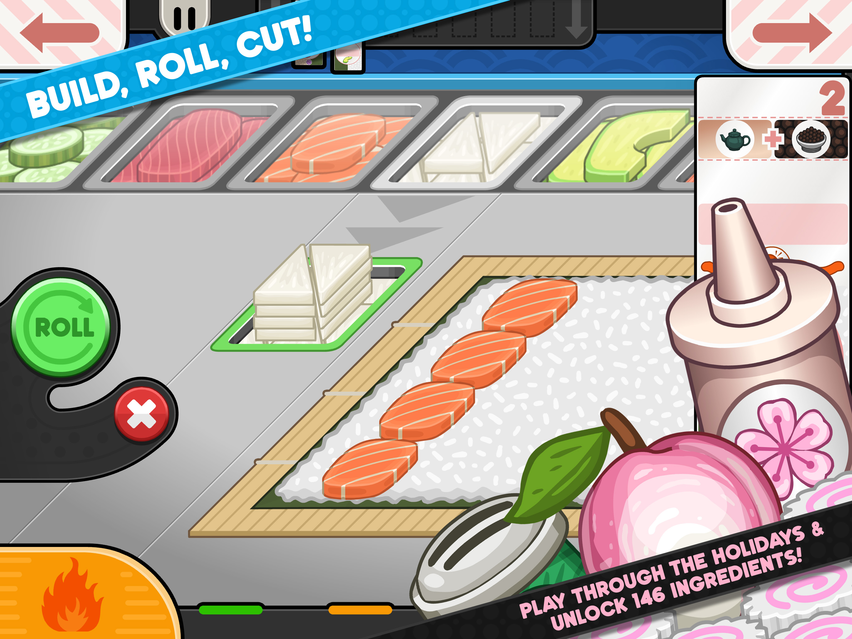Papa's Sushiria To Go!