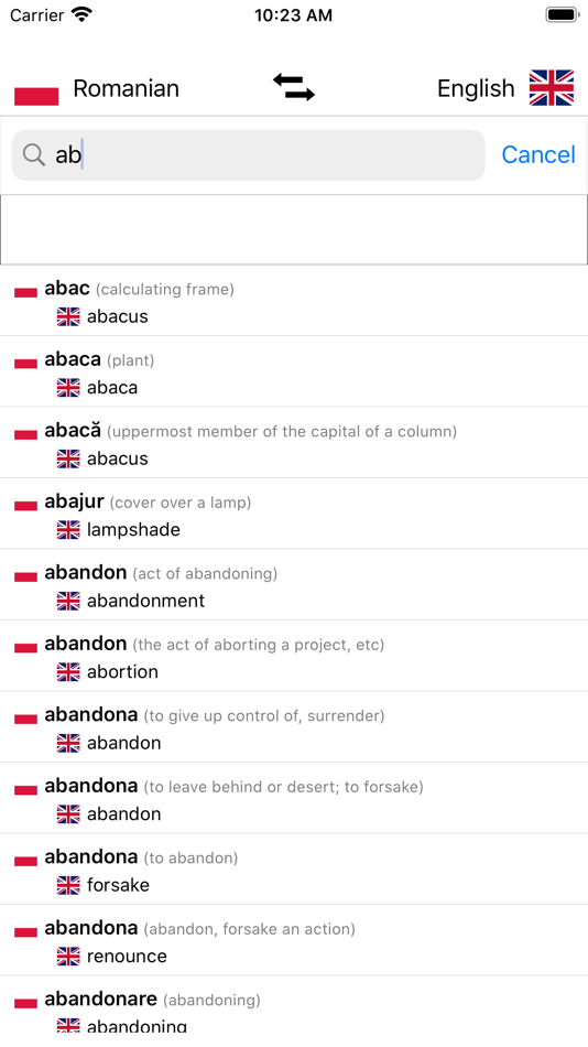 #1. Romanian-English Dictionary (iOS) 由: FB PUBLISHING LLC