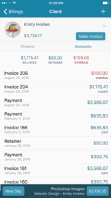 Billings Pro - Time & Invoice screenshot