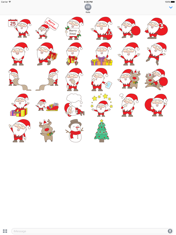Screenshot #5 pour Jolly Ol Santa Stickers