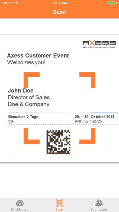 Axess LEADS Ekaterinburg Screenshot