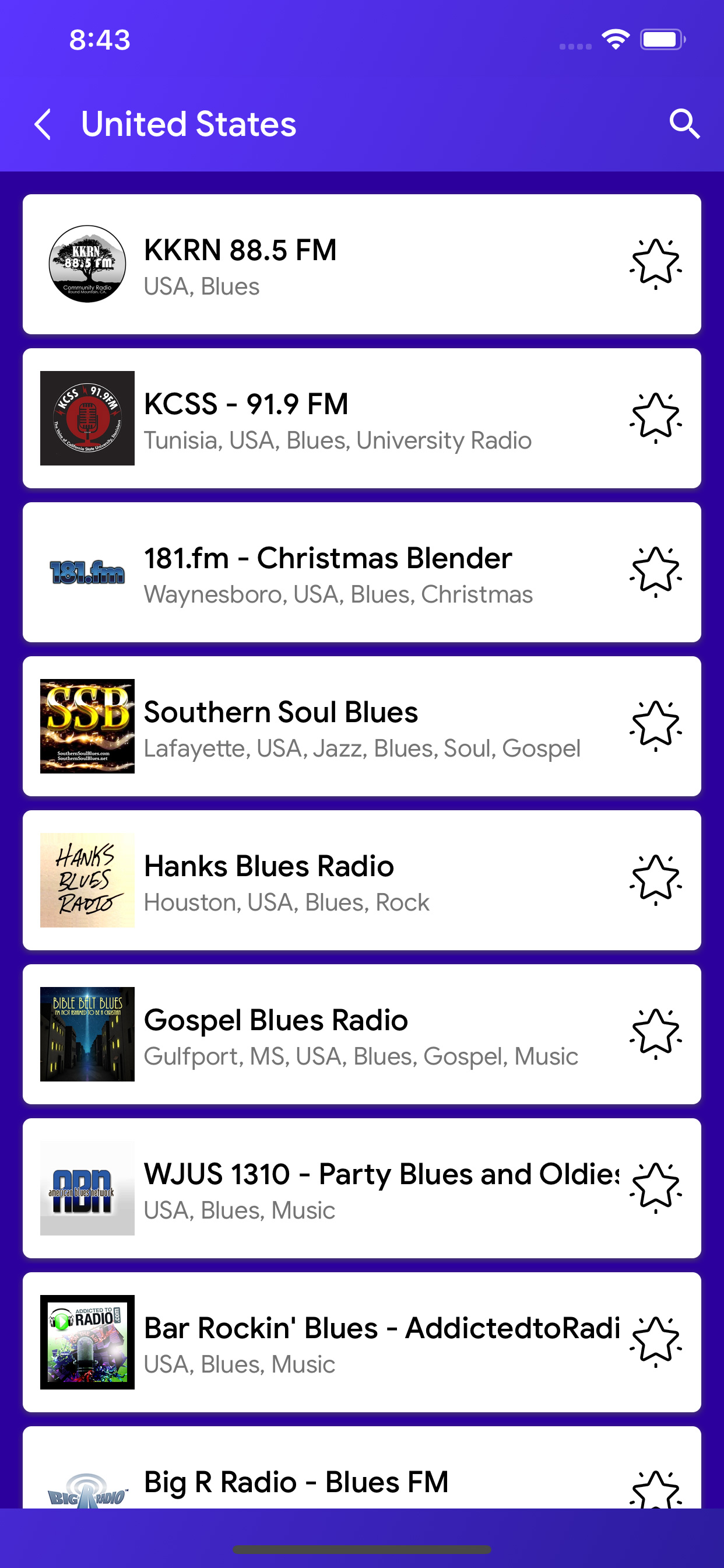 Blues Radio Stations