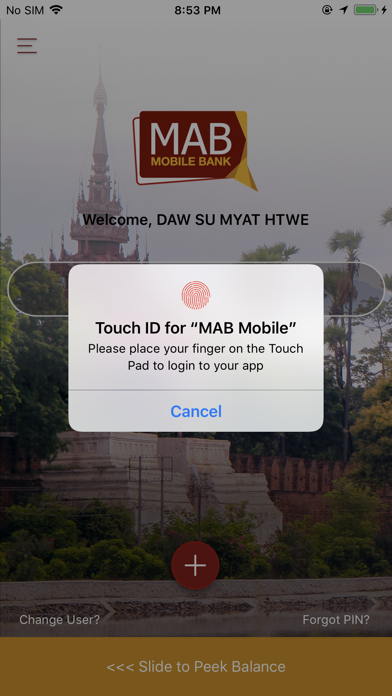 MAB Mobile Banking Screenshot