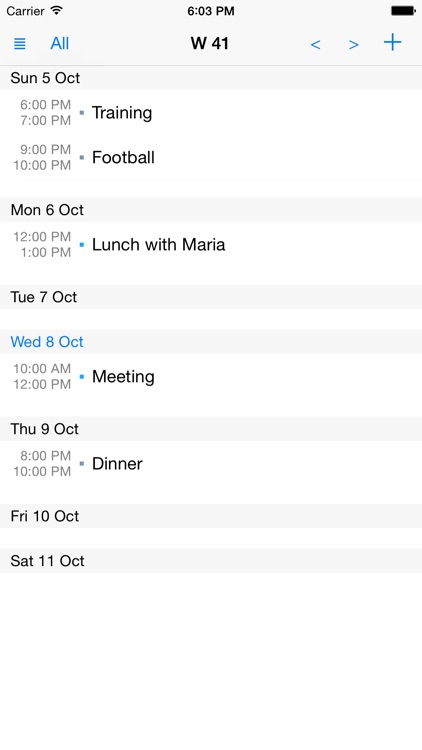 Week View Calendar Premium
