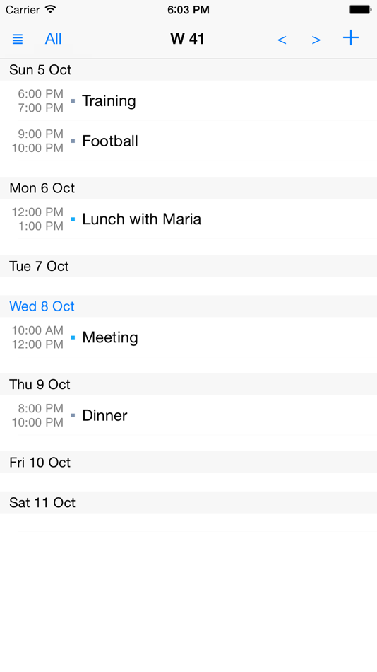 #1. Week View Calendar Premium (iOS) 由: Apptown Studio AB