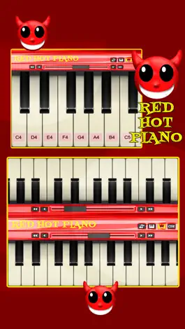 Game screenshot A Red Hot Piano - Play Music mod apk