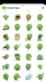 Crazy Frog Sticker Emoticons screenshot