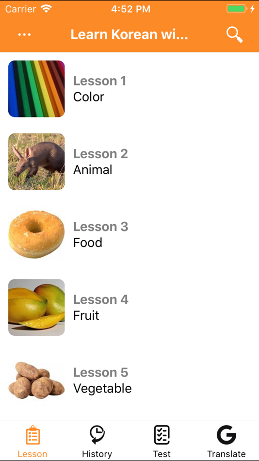 Learn Korean with pictures - 1.0 - (iOS)