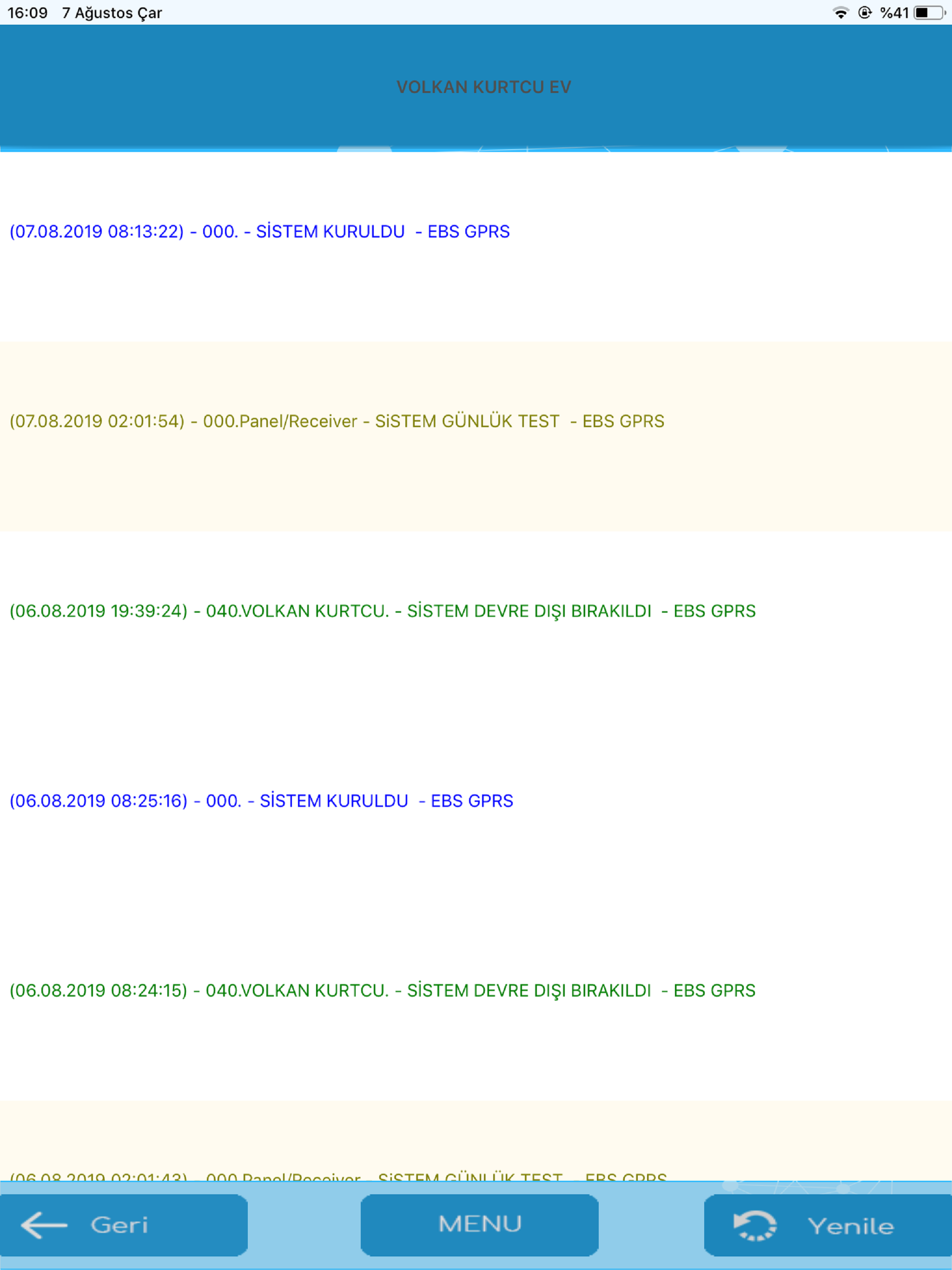 Account Alarm Sinyal Takibi screenshot 10