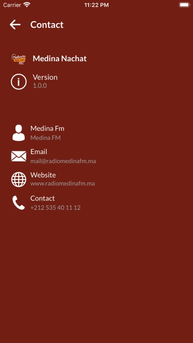 Radio Medina Andalou iPhone screenshot 6 - Music app
