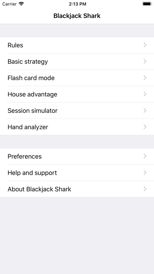 #3. Blackjack Shark (iOS) 由: Tom Kerrigan