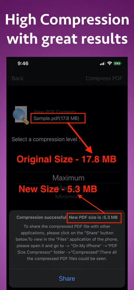 PDF Size Compressor