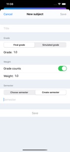 GradeCalc - GPA Calculator screenshot #2 for iPhone