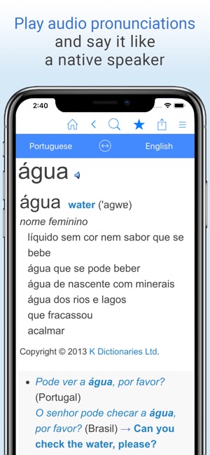 Portuguese English Translator and Dictionary on the App Store