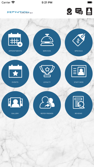 Screenshot #1 pour Definition Salon and Spa
