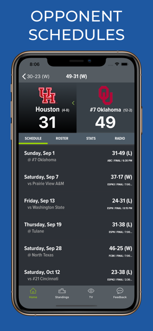 Oklahoma Football Schedules(圖8)-速報App